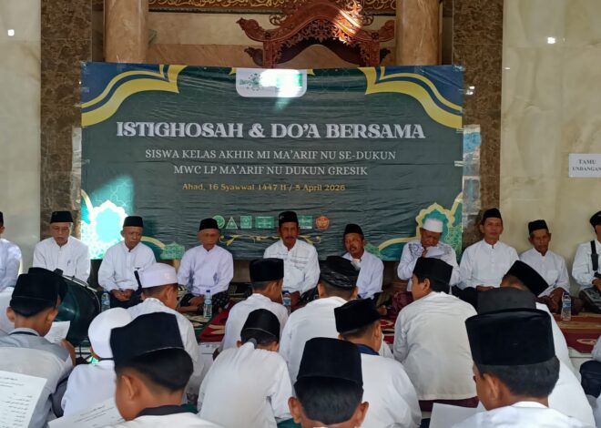 Jelang Ujian Akhir Tahun, MWC LP Maarif NU Dukun Gelar Istighosah dan Doa Bersama”